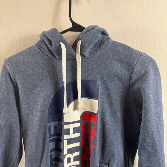 The North Face RU14 medium weight light blue graphic hooded sweatshirt - Picture 2 of 9